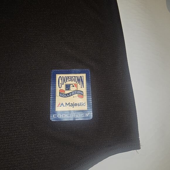 Vintage Majestic Cooperstown Collection San Diego Padres Sz XL Made In USA &Cap - Picture 6 of 16